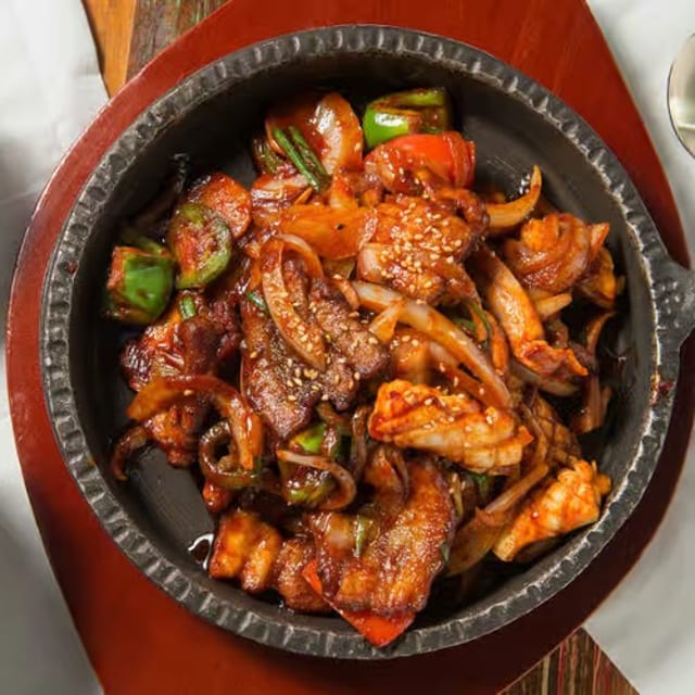 Spicy Squid and Pork Belly (OSAM).